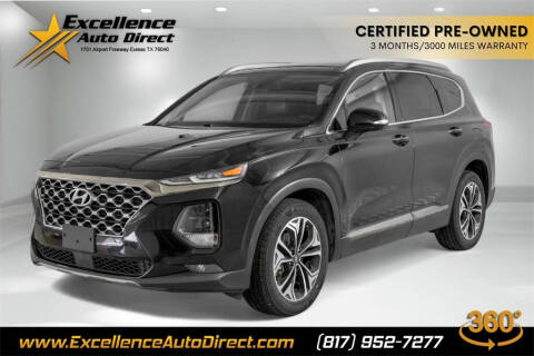 2019 Hyundai Santa Fe for sale at Excellence Auto Direct in Euless TX