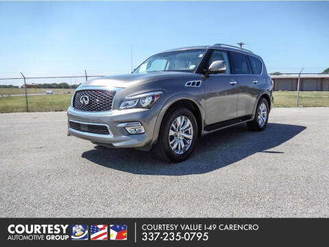 2017 Infiniti QX80 for sale at Courtesy Value Pre-Owned I-49 in Lafayette LA
