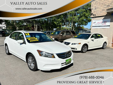 2012 Honda Accord for sale at VALLEY AUTO SALES in Methuen MA