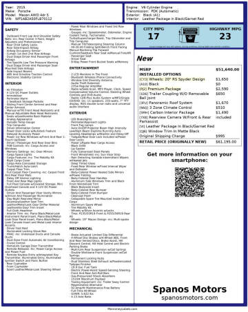 2015 Porsche Macan S