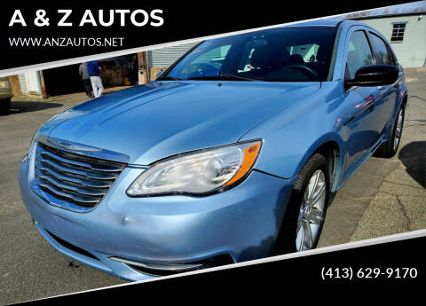 2013 Chrysler 200 for sale at A & Z AUTOS in Westfield MA