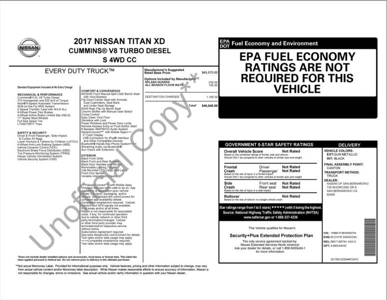 2017 Nissan Titan XD S