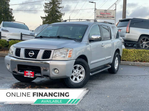 2004 Nissan Armada for sale at Real Deal Cars in Everett WA