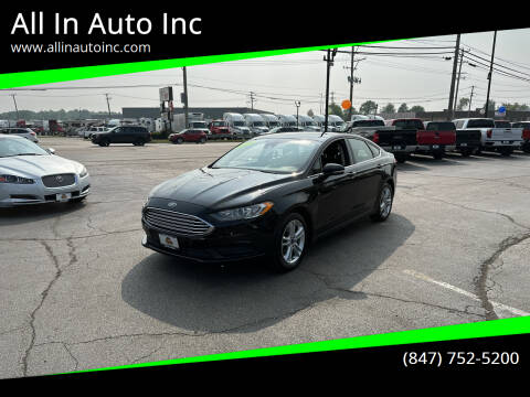 2018 Ford Fusion for sale at All In Auto Inc in Palatine IL