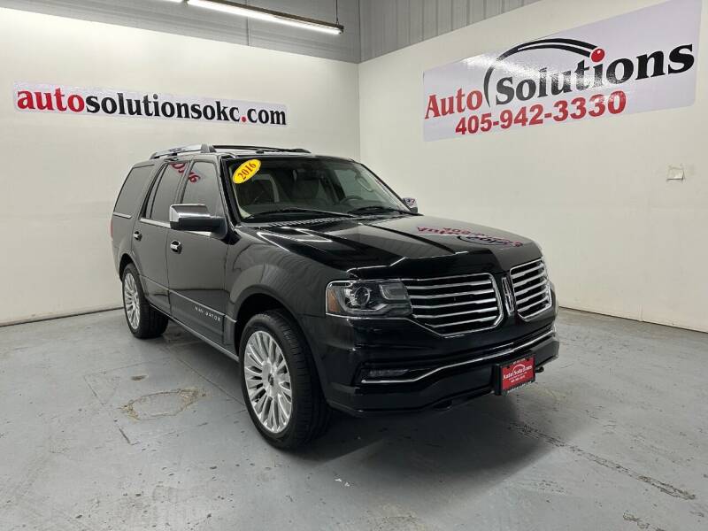 2016 Lincoln Navigator for sale at Auto Solutions in Warr Acres OK