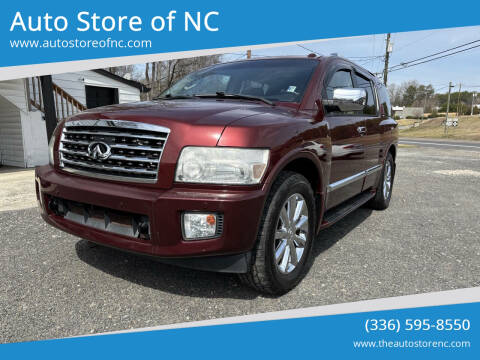 2010 Infiniti QX56 for sale at Auto Store of NC in Walnut Cove NC