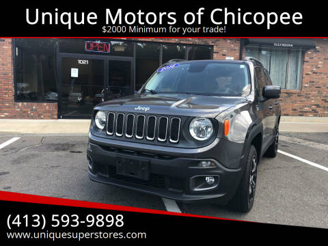 2016 Jeep Renegade for sale at Unique Motors of Chicopee in Chicopee MA