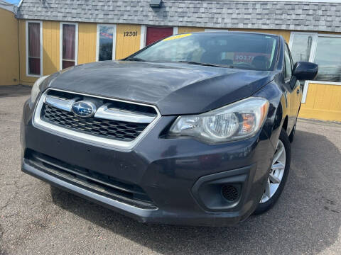 2012 Subaru Impreza for sale at Superior Auto Sales, LLC in Wheat Ridge CO