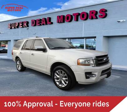 2015 Ford Expedition for sale at SUPER DEAL MOTORS in Hollywood FL