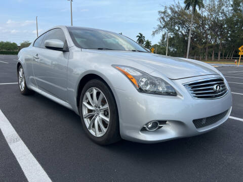 2015 Infiniti Q60 Coupe for sale at Nation Autos Miami in Hialeah FL