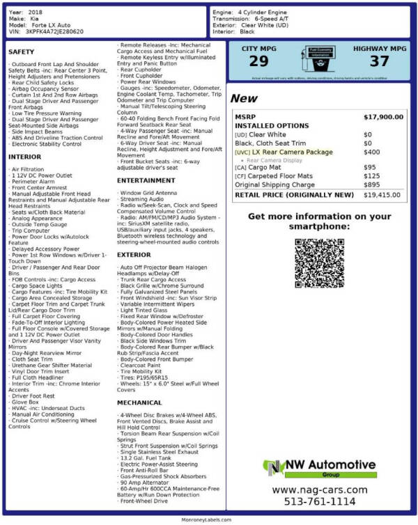 2018 Kia Forte LX