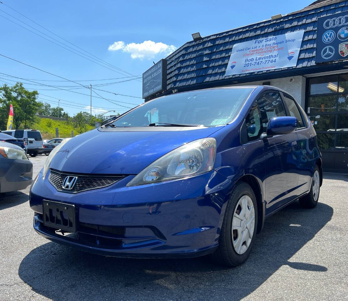 Blue 2012 Honda Fit Hatchback Front-Wheel Drive 5-Speed Automatic