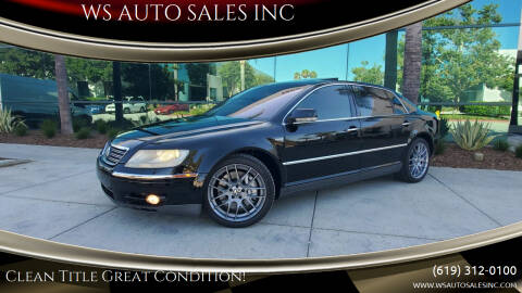 2004 Volkswagen Phaeton for sale at WS AUTO SALES INC in El Cajon CA