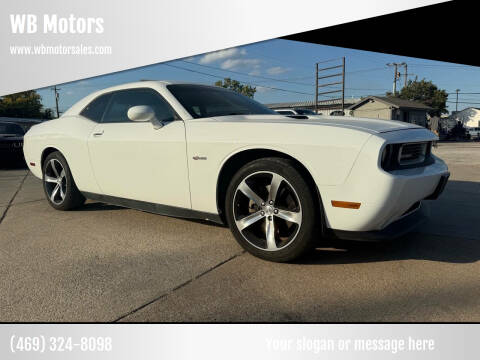 2014 Dodge Challenger for sale at WB Motors in Lewisville TX