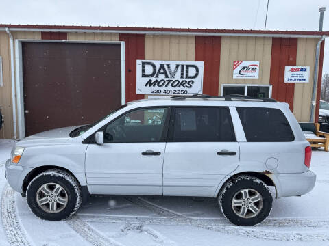 2004 Honda Pilot for sale at DAVID MOTORS LLC in Grey Eagle MN