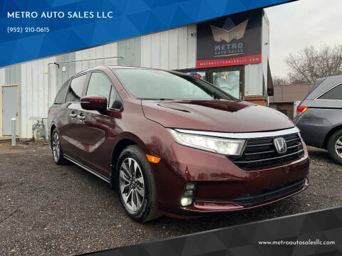 2021 Honda Odyssey for sale at METRO AUTO SALES LLC in Lino Lakes MN