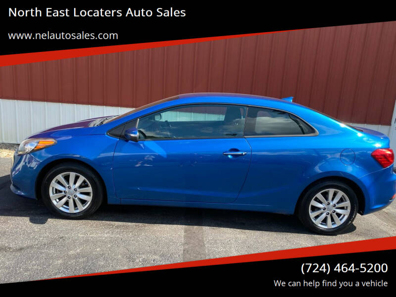 2014 Kia Forte Koup for sale at North East Locaters Auto Sales in Indiana PA