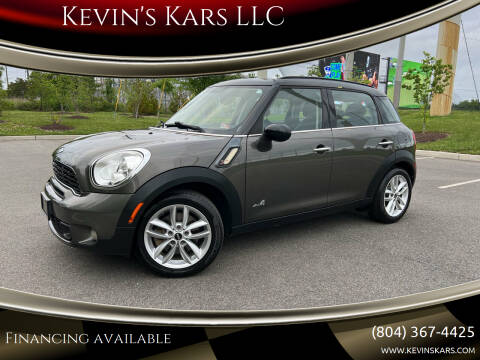 2013 MINI Countryman for sale at Kevin's Kars LLC in Richmond VA