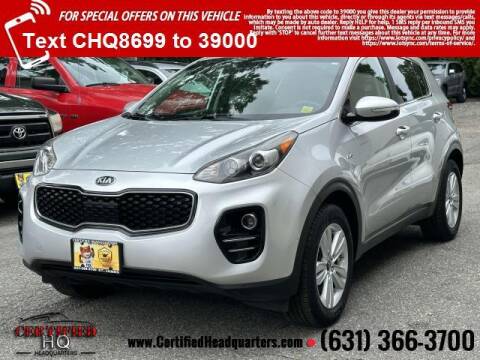 2018 Kia Sportage for sale at CERTIFIED HEADQUARTERS in Saint James NY