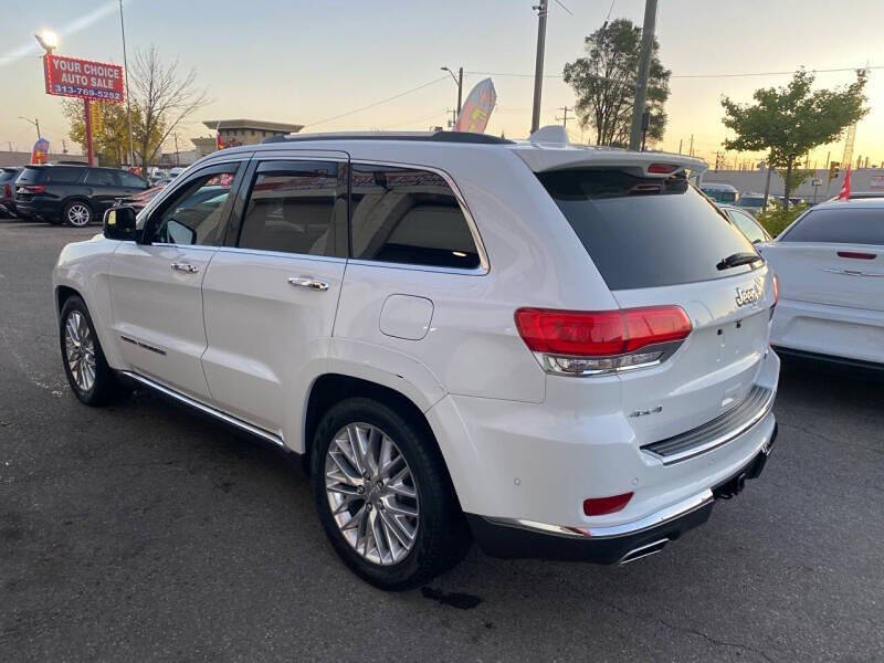 2017 Jeep Grand Cherokee Summit