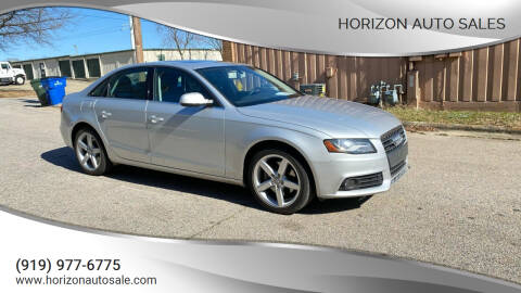 2011 Audi A4 for sale at Horizon Auto Sales in Raleigh NC