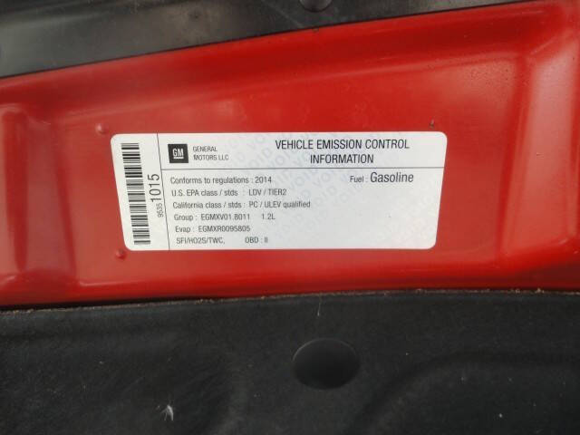 2014 Chevrolet Spark LS Manual