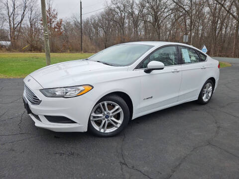 2018 Ford Fusion Hybrid for sale at Depue Auto Sales Inc in Paw Paw MI