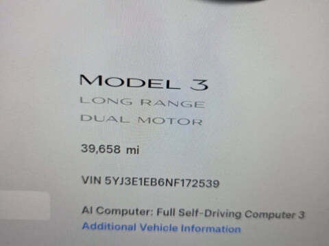 2022 Tesla Model 3 Long Range