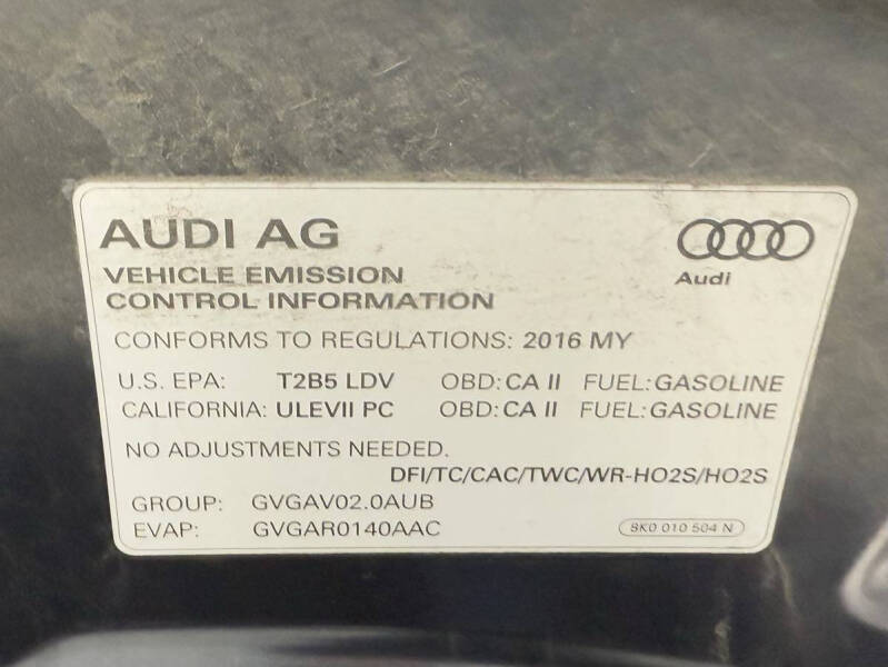 2016 Audi A4 2.0T Premium