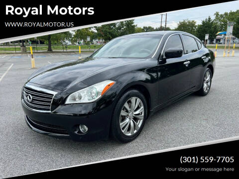 2012 Infiniti M37 for sale at Royal Motors in Hyattsville MD