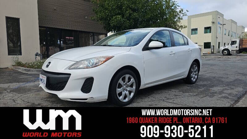 2013 Mazda MAZDA3 for sale at World Motors INC in Ontario CA