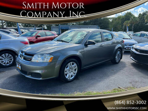 2013 Dodge Avenger for sale at Smith Motor Company, Inc. in Mc Cormick SC