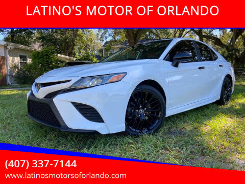2019 Toyota Camry for sale at LATINO'S MOTOR OF ORLANDO in Orlando FL