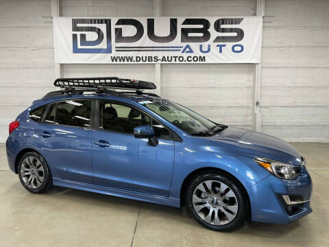 2016 Subaru Impreza for sale at DUBS AUTO LLC in Clearfield UT