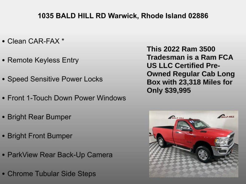2022 RAM 3500 Tradesman
