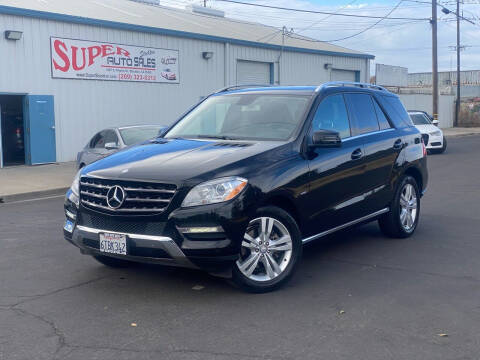 2012 Mercedes-Benz M-Class for sale at SUPER AUTO SALES STOCKTON in Stockton CA