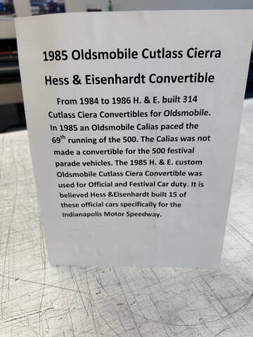 1985 Oldsmobile Cutlass Ciera Brougham