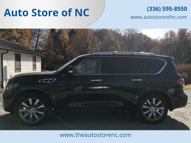 2012 Infiniti QX56 for sale at Auto Store of NC in Walkertown NC