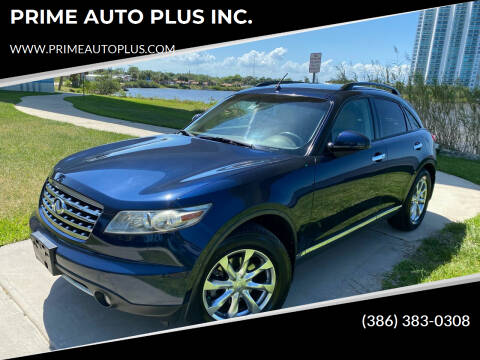 2007 Infiniti FX35 for sale at PRIME AUTO PLUS INC. in Daytona Beach FL