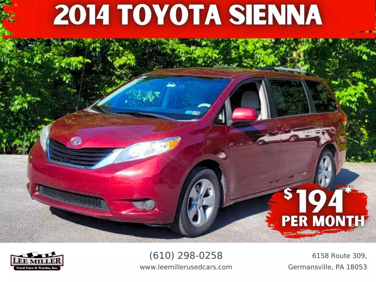 Toyota Sienna For Sale In Tamaqua Pa Carsforsale Com