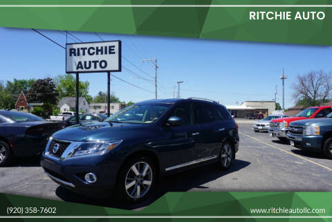 2013 Nissan Pathfinder for sale at Ritchie Auto in Appleton WI