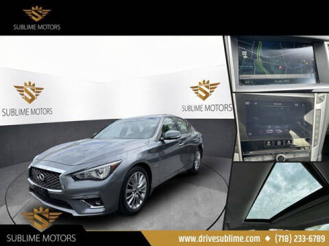 2020 Infiniti Q50 for sale at SUBLIME MOTORS in Little Neck NY