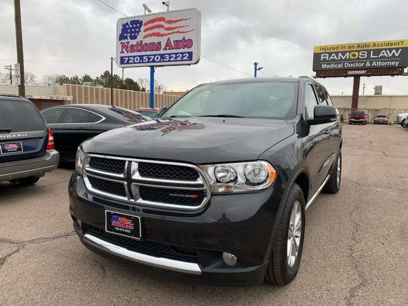 2011 Dodge Durango for sale at Nations Auto Inc. II in Denver CO