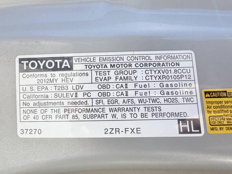2012 Toyota Prius v Five