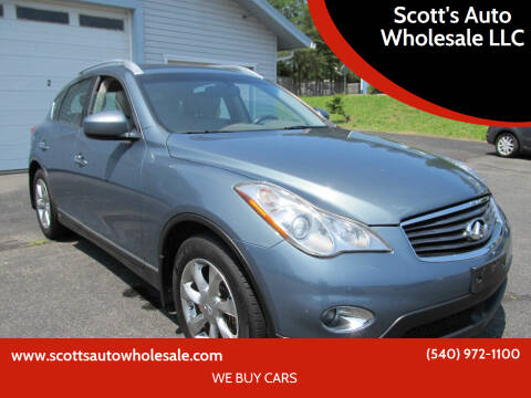 2008 Infiniti EX35 for sale at Scott's Auto Wholesale LLC in Locust Grove VA