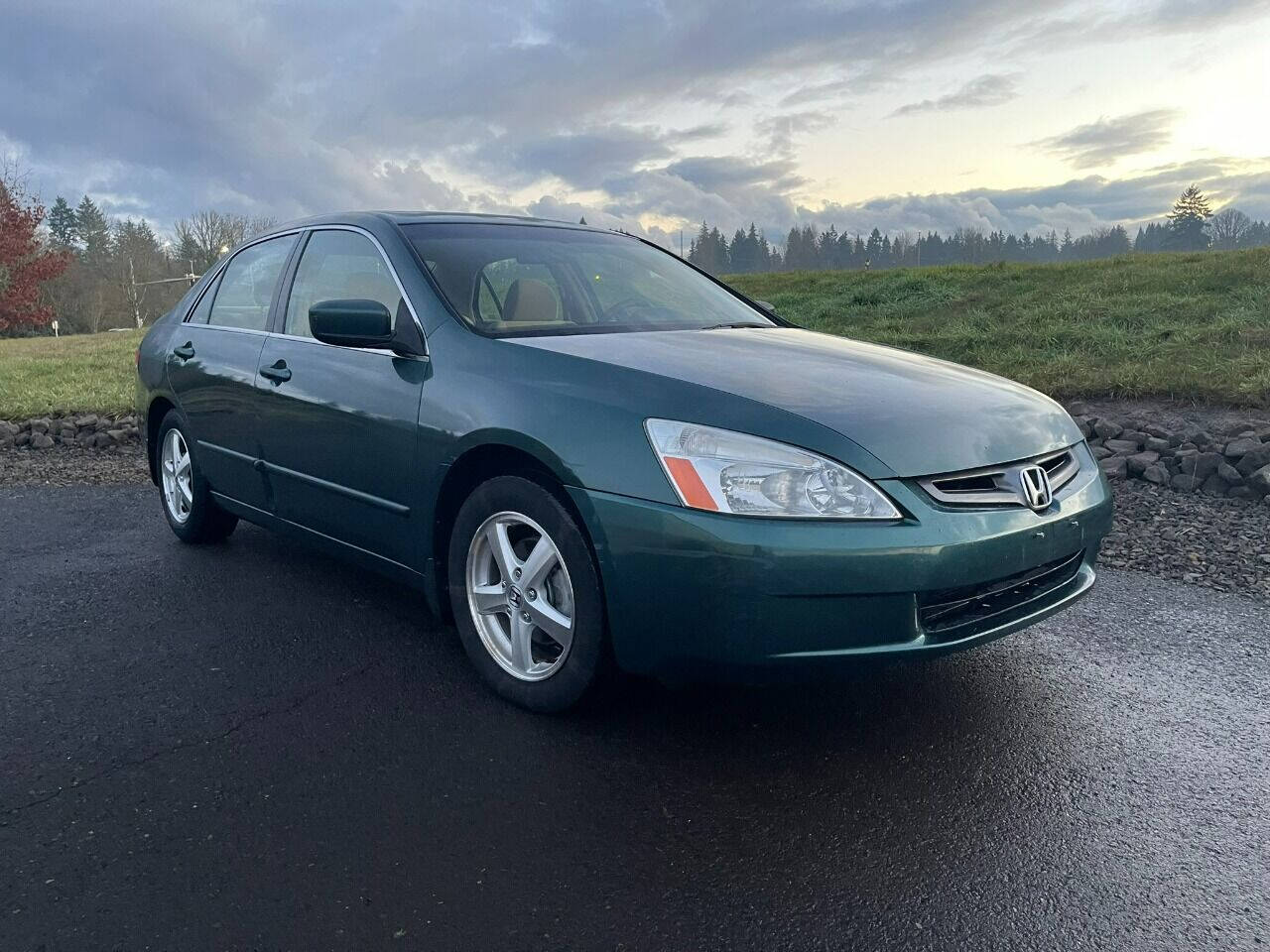 green 2003 honda accord