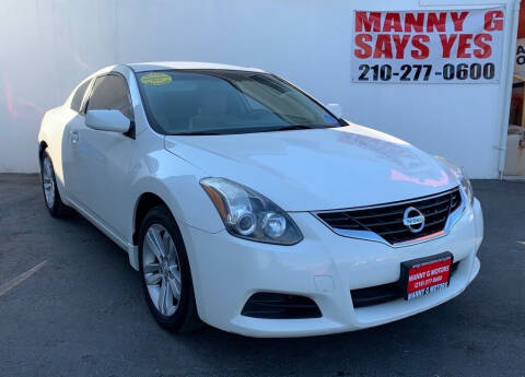 2012 Nissan Altima for sale at Manny G Motors in San Antonio TX