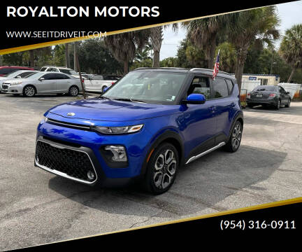 2021 Kia Soul for sale at ROYALTON MOTORS in Plantation FL
