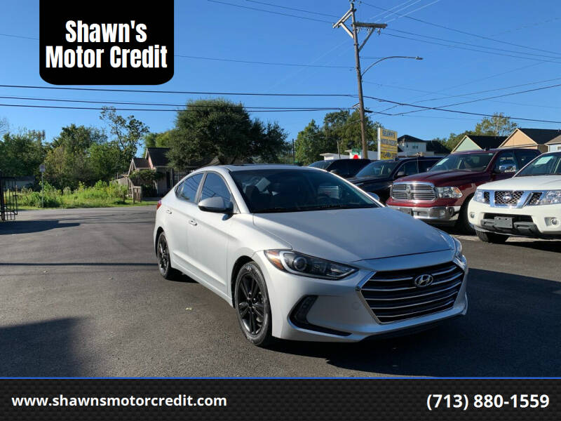 2018 Hyundai Elantra for sale at Shawn's Motor Credit in Houston TX