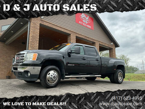 2013 GMC Sierra 3500HD for sale at D & J AUTO SALES in Joplin MO